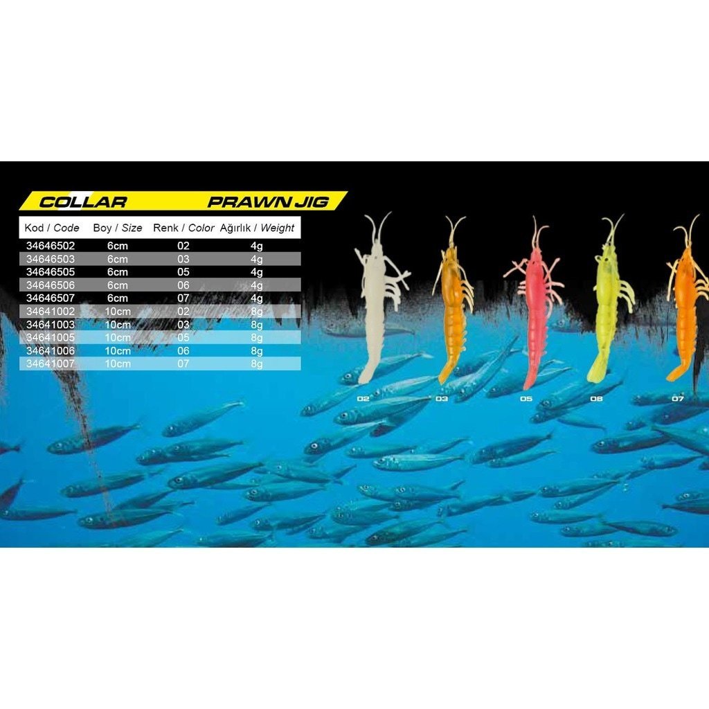 Protackle Collar Prawn Silikon Karides